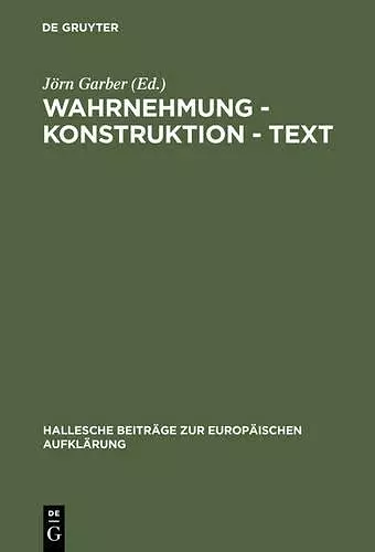 Wahrnehmung - Konstruktion - Text cover