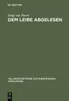 Dem Leibe abgelesen cover