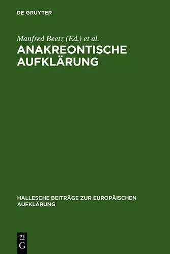 Anakreontische Aufklärung cover