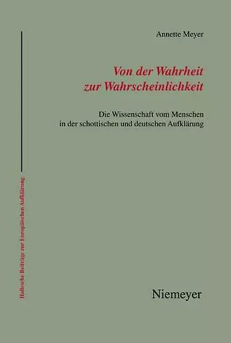 Von der Wahrheit zur Wahrscheinlichkeit cover