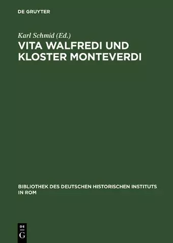 Vita Walfredi und Kloster Monteverdi cover