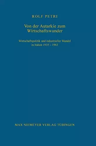 Von Der Autarkie Zum Wirtschaftswunder cover