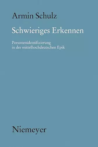 Schwieriges Erkennen cover