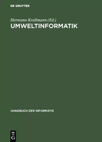 Umweltinformatik cover