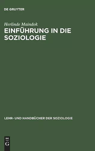 Einführung in die Soziologie cover