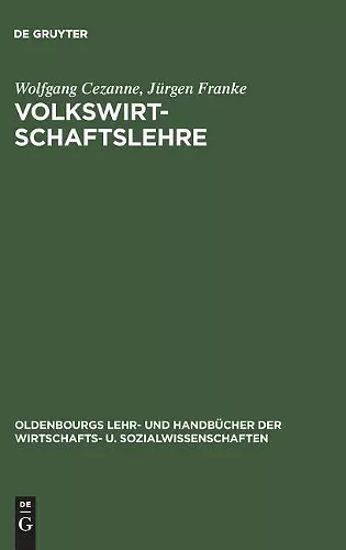 Volkswirtschaftslehre cover