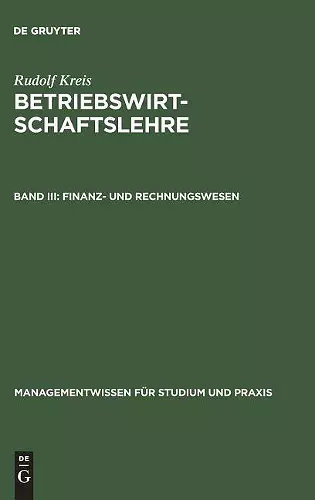 Betriebswirtschaftslehre cover