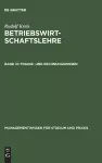 Betriebswirtschaftslehre cover