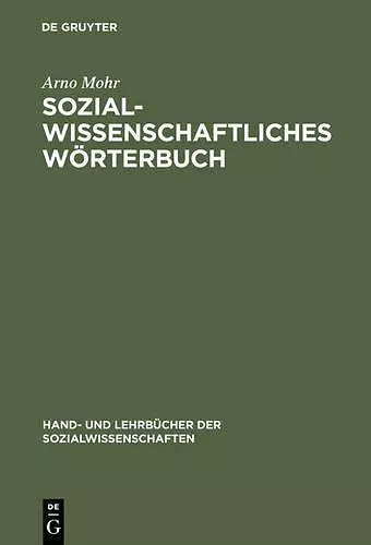 Sozialwissenschaftliches Wörterbuch cover