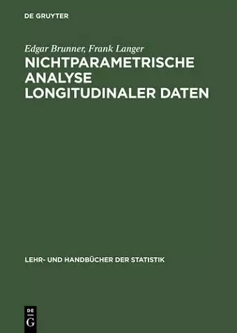 Nichtparametrische Analyse Longitudinaler Daten cover