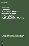 Finanzwissenschaft cover