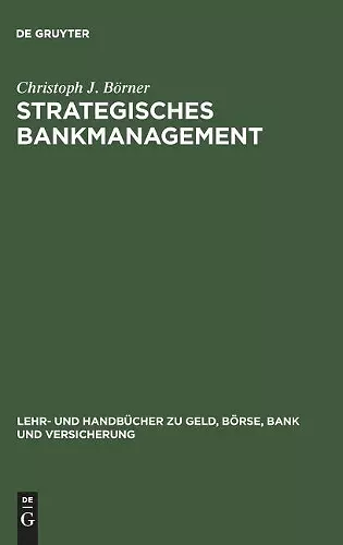 Strategisches Bankmanagement cover