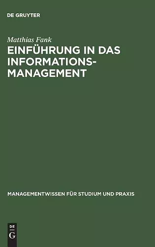 Einführung in das Informationsmanagement cover