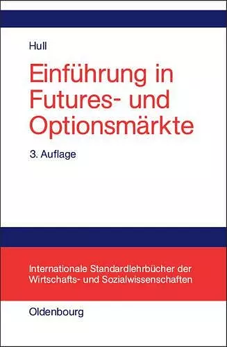 Einführung in Futures- Und Optionsmärkte cover