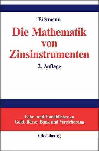 Die Mathematik Von Zinsinstrumenten cover