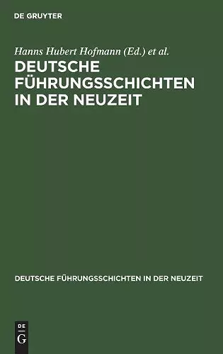 Deutsche Führungsschichten in der Neuzeit cover