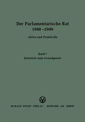 Entwürfe Zum Grundgesetz cover