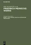 Zur Theorie Und Philosophie Der Geschichte cover