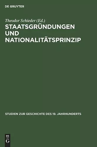 Staatsgründungen Und Nationalitätsprinzip cover