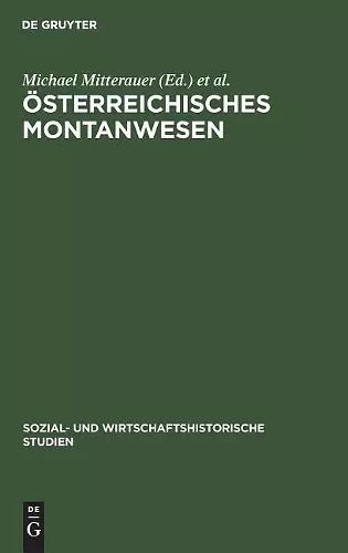 Österreichisches Montanwesen cover