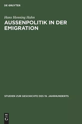 Außenpolitik in Der Emigration cover