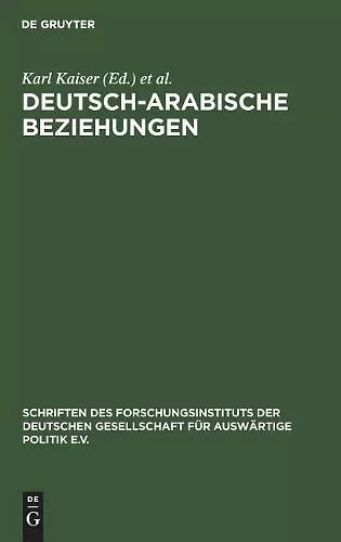 Deutsch-arabische Beziehungen cover