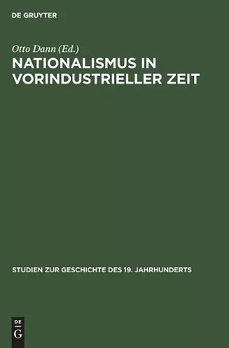 Nationalismus in vorindustrieller Zeit cover