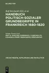 Handbuch politisch-sozialer Grundbegriffe in Frankreich 1680-1820, Heft 6, Analyse, Expérience. Cosmopolite, Cosmopolitisme. Démocratie, Démocrates cover