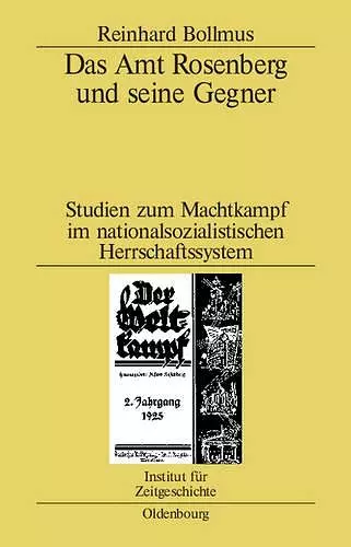 Das Amt Rosenberg Und Seine Gegner cover