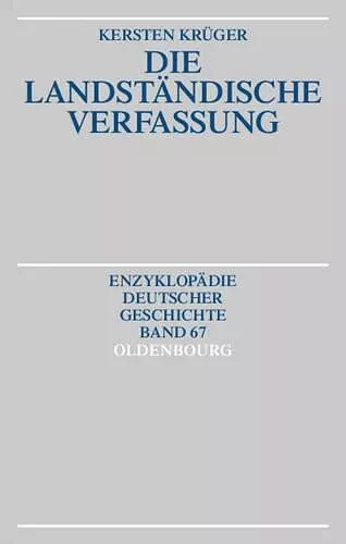 Die Landständische Verfassung cover