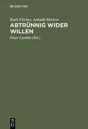 Abtrünnig wider Willen cover