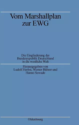 Vom Marshallplan Zur Ewg cover