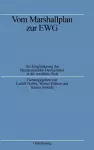 Vom Marshallplan Zur Ewg cover