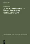 "Leichtfertigkeit" und ländliche Gesellschaft cover