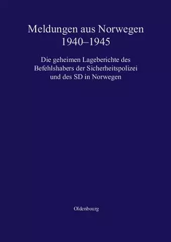 Meldungen Aus Norwegen 1940-1945 cover
