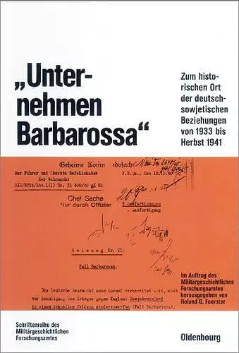 "Unternehmen Barbarossa" cover
