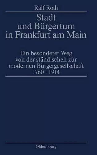 Stadt Und Bürgertum in Frankfurt Am Main cover