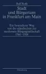 Stadt Und Bürgertum in Frankfurt Am Main cover