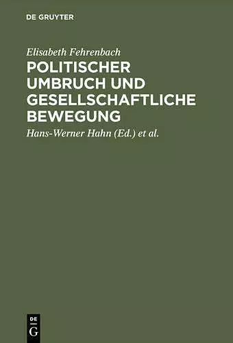 Politischer Umbruch und gesellschaftliche Bewegung cover