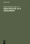 Geschichte als Argument cover