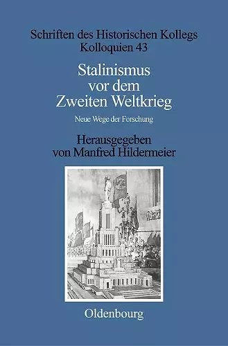 Stalinismus vor dem Zweiten Weltkrieg / Stalinism before the Second World War cover