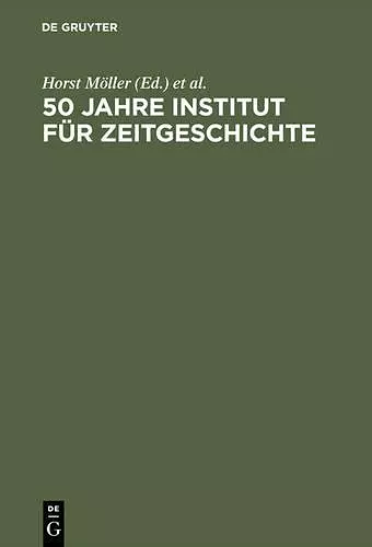 50 Jahre Institut für Zeitgeschichte cover