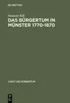 Das Bürgertum in Münster 1770-1870 cover