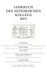 Jahrbuch des Historischen Kollegs, Jahrbuch des Historischen Kollegs (2003) cover