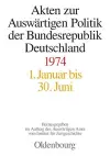 Akten Zur Auswärtigen Politik Der Bundesrepublik Deutschland 1974 cover
