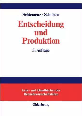 Entscheidung und Produktion cover