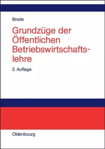 Grundzüge der Öffentlichen Betriebswirtschaftslehre cover