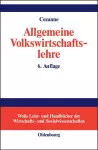 Allgemeine Volkswirtschaftslehre cover