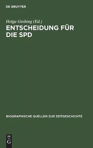 Entscheidung Für Die SPD cover