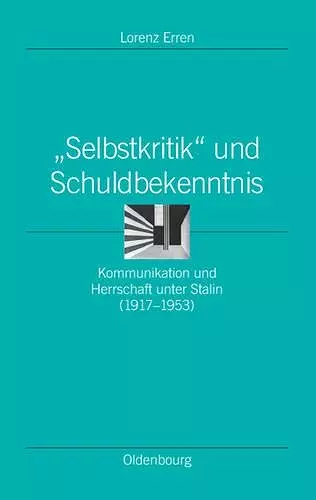 "Selbstkritik" Und Schuldbekenntnis cover